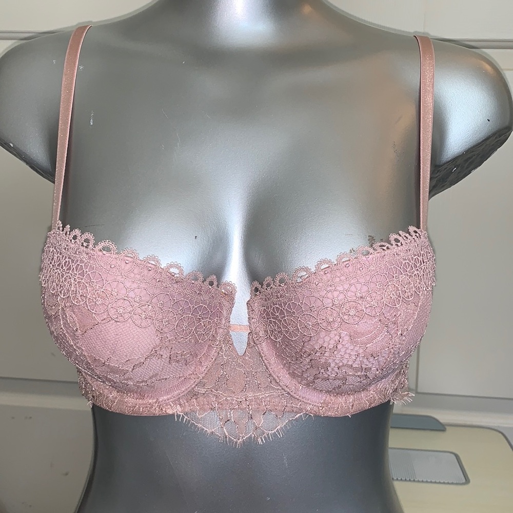 Victoria secret baby pink sexy bra bustier